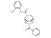(1S*,5R*)-N-(2-methylphenyl)-3-(2-pyridinylcarbonyl)-3,6-diazabicyclo[3.2.2]nonane-6-carboxamide