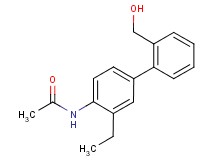 N-[3-ethyl-2'-(hydroxymethyl)biphenyl-4-yl]acetamide
