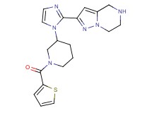 2-{1-[1-(2-thienylcarbonyl)-3-piperidinyl]-1H-imidazol-2-yl}-4,5,6,7-tetrahydropyrazolo[1,5-a]pyrazine dihydrochloride