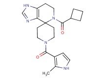 5-(cyclobutylcarbonyl)-1'-[(2-methyl-1H-pyrrol-3-yl)carbonyl]-1,5,6,7-tetrahydrospiro[imidazo[4,5-c]pyridine-4,4'-piperidine]