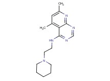 5,7-dimethyl-N-(2-piperidin-1-ylethyl)pyrido[2,3-d]pyrimidin-4-amine