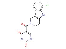 5-[(6-chloro-1,3,4,5-tetrahydro-2H-pyrido[4,3-b]indol-2-yl)carbonyl]-2,4(1H,3H)-pyrimidinedione