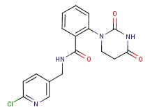 N-[(6-chloropyridin-3-yl)methyl]-2-(2,4-dioxotetrahydropyrimidin-1(2H)-yl)benzamide