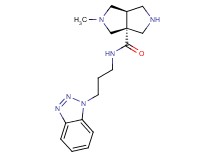 (3aR*,6aR*)-N-[3-(1H-1,2,3-benzotriazol-1-yl)propyl]-2-methylhexahydropyrrolo[3,4-c]pyrrole-3a(1H)-carboxamide