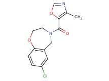 7-chloro-4-[(4-methyl-1,3-oxazol-5-yl)carbonyl]-2,3,4,5-tetrahydro-1,4-benzoxazepine