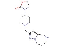 3-[1-(5,6,7,8-tetrahydro-4H-pyrazolo[1,5-a][1,4]diazepin-2-ylmethyl)-4-piperidinyl]-1,3-oxazolidin-2-one dihydrochloride