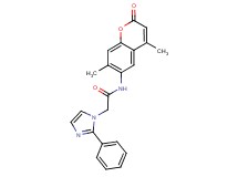 N-(4,7-dimethyl-2-oxo-2H-chromen-6-yl)-2-(2-phenyl-1H-imidazol-1-yl)acetamide