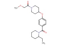 2-ethyl-1-(4-{[1-(methoxyacetyl)-4-piperidinyl]oxy}benzoyl)piperidine