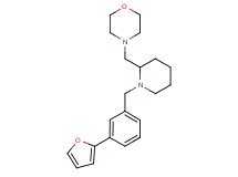 4-({1-[3-(2-furyl)benzyl]-2-piperidinyl}methyl)morpholine
