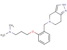 N,N-dimethyl-3-[2-(2,4,6,7-tetrahydro-5H-pyrazolo[4,3-c]pyridin-5-ylmethyl)phenoxy]propan-1-amine