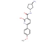 N-[rel-(1R,3R)-3-aminocyclopentyl]-2-hydroxy-6-(4-methoxyphenyl)nicotinamide hydrochloride