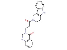 3-[3-oxo-3-(1,3,4,5-tetrahydro-2H-pyrido[4,3-b]indol-2-yl)propyl]-4(3H)-quinazolinone