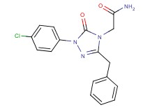 2-[3-benzyl-1-(4-chlorophenyl)-5-oxo-1,5-dihydro-4H-1,2,4-triazol-4-yl]acetamide