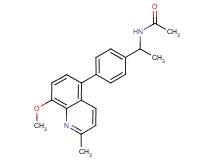 N-{1-[4-(8-methoxy-2-methylquinolin-5-yl)phenyl]ethyl}acetamide