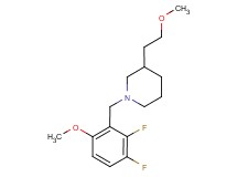 1-(2,3-difluoro-6-methoxybenzyl)-3-(2-methoxyethyl)piperidine