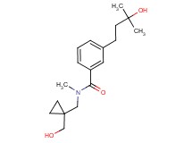3-(3-hydroxy-3-methylbutyl)-N-{[1-(hydroxymethyl)cyclopropyl]methyl}-N-methylbenzamide