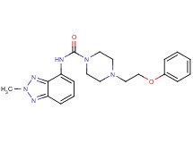 N-(2-methyl-2H-1,2,3-benzotriazol-4-yl)-4-(2-phenoxyethyl)piperazine-1-carboxamide