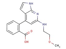 2-{6-[(2-methoxyethyl)amino]-1H-pyrrolo[2,3-b]pyridin-4-yl}benzoic acid