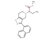 methyl 2-[3-(1-naphthyl)-6,7-dihydroisoxazolo[4,5-c]pyridin-5(4H)-yl]butanoate