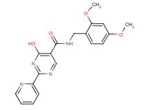 N-(2,4-dimethoxybenzyl)-4-hydroxy-2-pyridin-2-ylpyrimidine-5-carboxamide