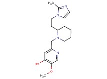 5-methoxy-2-({2-[2-(2-methyl-1H-imidazol-1-yl)ethyl]-1-piperidinyl}methyl)-4-pyridinol
