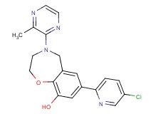 7-(5-chloropyridin-2-yl)-4-(3-methylpyrazin-2-yl)-2,3,4,5-tetrahydro-1,4-benzoxazepin-9-ol