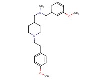 (3-methoxybenzyl)({1-[2-(4-methoxyphenyl)ethyl]-4-piperidinyl}methyl)methylamine