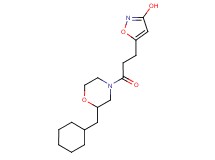 5-{3-[2-(cyclohexylmethyl)-4-morpholinyl]-3-oxopropyl}-3-isoxazolol