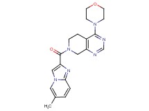 7-[(6-methylimidazo[1,2-a]pyridin-2-yl)carbonyl]-4-morpholin-4-yl-5,6,7,8-tetrahydropyrido[3,4-d]pyrimidine