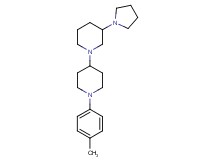 1'-(4-methylphenyl)-3-(1-pyrrolidinyl)-1,4'-bipiperidine