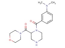 N,N-dimethyl-3-{[2-(4-morpholinylcarbonyl)-1-piperazinyl]carbonyl}aniline