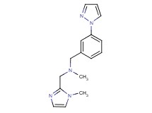 N-methyl-1-(1-methyl-1H-imidazol-2-yl)-N-[3-(1H-pyrazol-1-yl)benzyl]methanamine