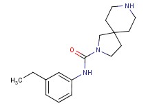 N-(3-ethylphenyl)-2,8-diazaspiro[4.5]decane-2-carboxamide