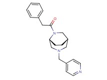 (1S*,5R*)-6-(phenylacetyl)-3-(4-pyridinylmethyl)-3,6-diazabicyclo[3.2.2]nonane