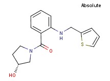(3R)-1-{2-[(2-thienylmethyl)amino]benzoyl}pyrrolidin-3-ol