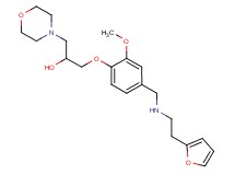 1-[4-({[2-(2-furyl)ethyl]amino}methyl)-2-methoxyphenoxy]-3-(4-morpholinyl)-2-propanol