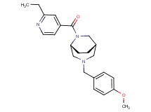 (1S*,5R*)-6-(2-ethylisonicotinoyl)-3-(4-methoxybenzyl)-3,6-diazabicyclo[3.2.2]nonane