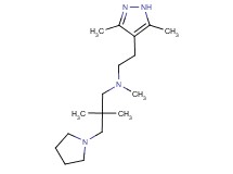 N-[2-(3,5-dimethyl-1H-pyrazol-4-yl)ethyl]-N,2,2-trimethyl-3-pyrrolidin-1-ylpropan-1-amine