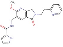 N-{[2-methoxy-5-oxo-6-(2-pyridin-2-ylethyl)-6,7-dihydro-5H-pyrrolo[3,4-b]pyridin-3-yl]methyl}-1H-pyrrole-2-carboxamide
