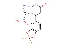 4-(2,2-difluoro-1,3-benzodioxol-5-yl)-6-oxo-4,5,6,7-tetrahydro-1H-pyrazolo[3,4-b]pyridine-3-carboxylic acid