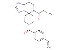 5-propionyl-1'-(4-vinylbenzoyl)-1,5,6,7-tetrahydrospiro[imidazo[4,5-c]pyridine-4,4'-piperidine]