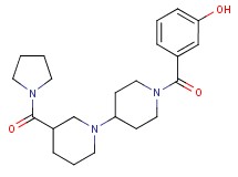 3-{[3-(pyrrolidin-1-ylcarbonyl)-1,4'-bipiperidin-1'-yl]carbonyl}phenol