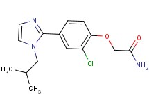 2-[2-chloro-4-(1-isobutyl-1H-imidazol-2-yl)phenoxy]acetamide