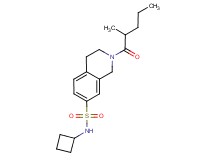 N-cyclobutyl-2-(2-methylpentanoyl)-1,2,3,4-tetrahydroisoquinoline-7-sulfonamide