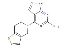 4-(6,7-dihydrothieno[3,2-c]pyridin-5(4H)-yl)-1H-pyrazolo[3,4-d]pyrimidin-6-amine