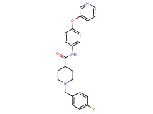 1-(4-fluorobenzyl)-N-[4-(3-pyridinyloxy)phenyl]-4-piperidinecarboxamide