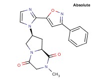 (7S,8aS)-2-methyl-7-[2-(3-phenylisoxazol-5-yl)-1H-imidazol-1-yl]hexahydropyrrolo[1,2-a]pyrazine-1,4-dione