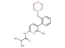 2-methyl-N-{6-methyl-5-[2-(morpholin-4-ylmethyl)phenyl]pyridin-2-yl}propanamide