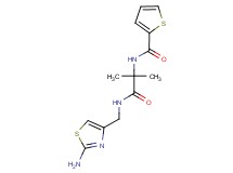 N-(2-{[(2-amino-1,3-thiazol-4-yl)methyl]amino}-1,1-dimethyl-2-oxoethyl)thiophene-2-carboxamide