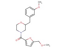 2-(3-methoxybenzyl)-4-[5-(methoxymethyl)-2-furoyl]morpholine